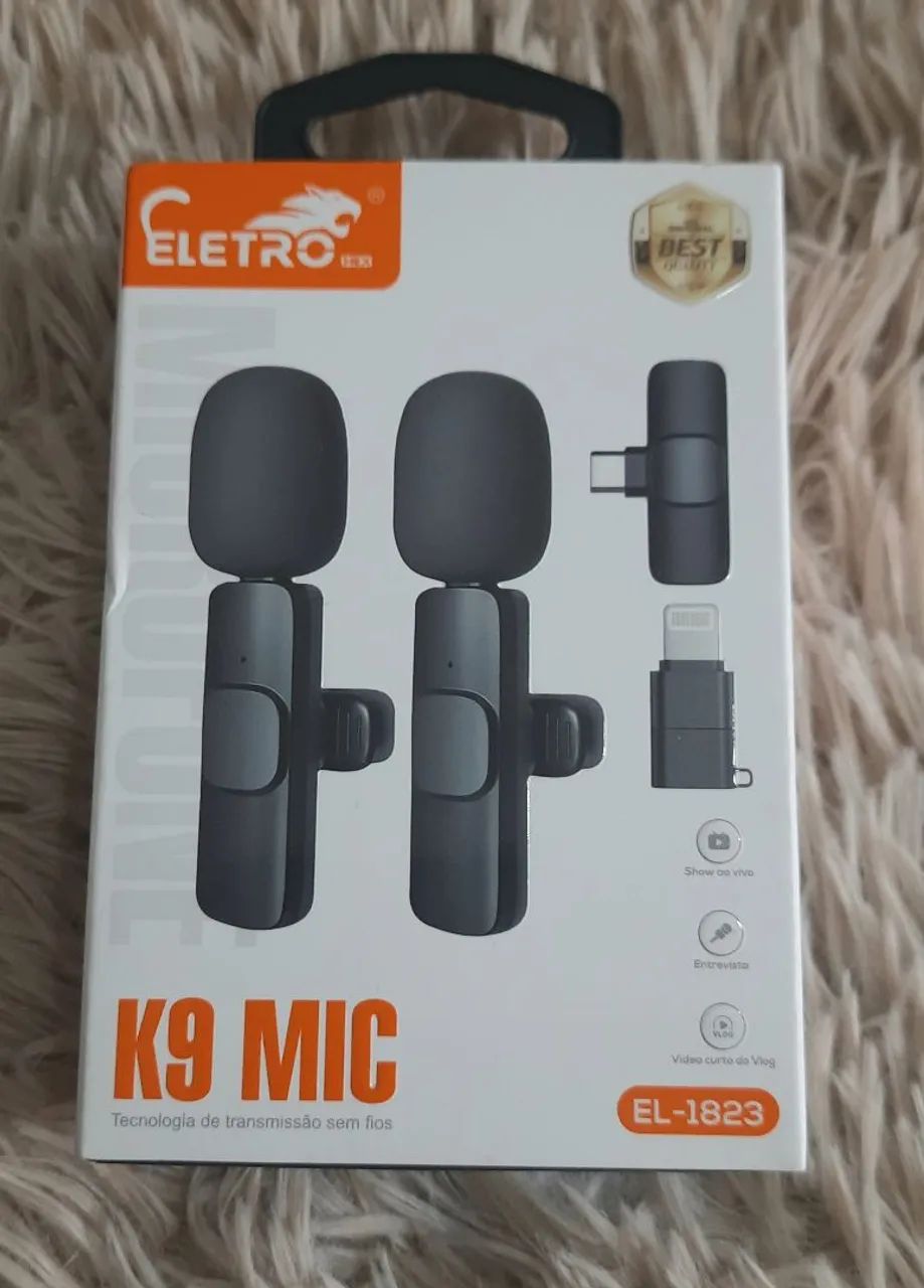 Microfone Sem Fio lapela para Celular - Gravação de Áudio de Alta Qualidade - Foto 5