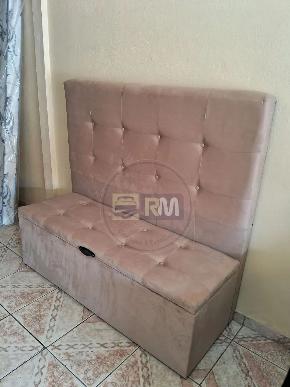 Kit Cabeceira + Recamier Baú (Entrega Grátis) - Foto 3