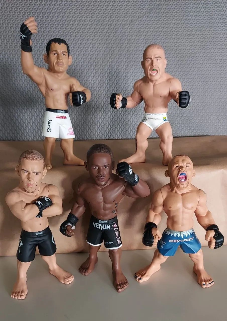 COLEÇÃO UFC ROUND 5 MMA (23 Lutadores) - Foto 3