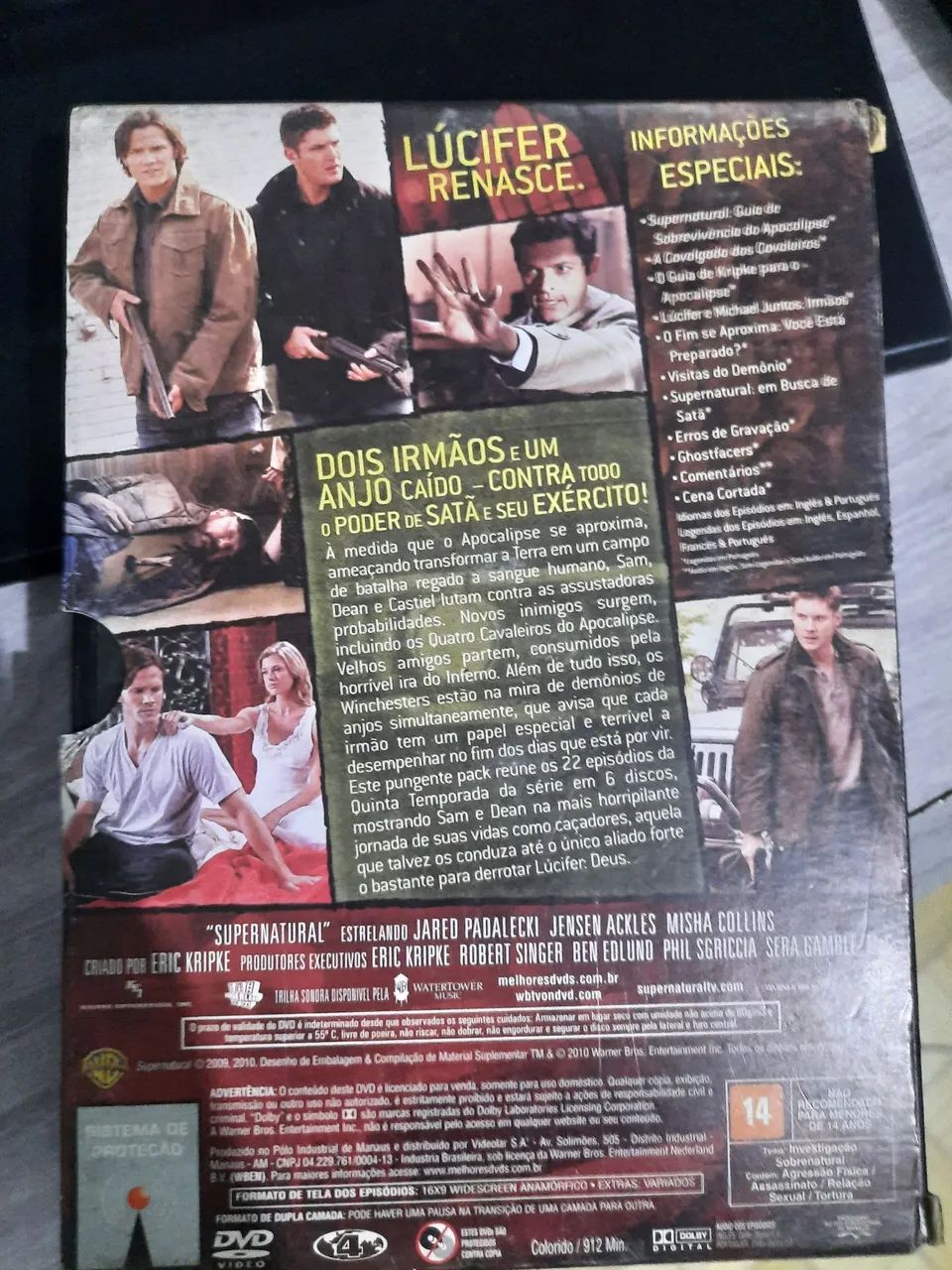 Box DVD Supernatural Temporada 5 Completa  - Foto 2
