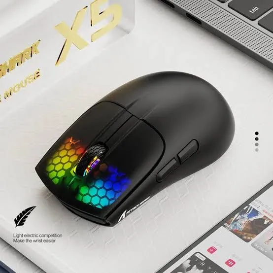 Mouse Gamer X5 RGB - Iluminação e Design Moderno