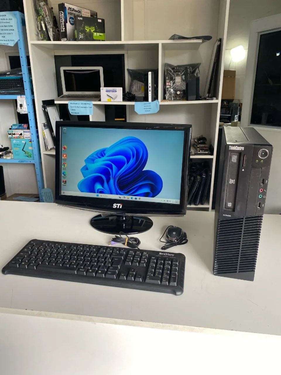 computador completo lenovo core i5 3ªger/8gb mem /320gb hd+ssd 120gb/tela 19  garantia nf - Foto 5