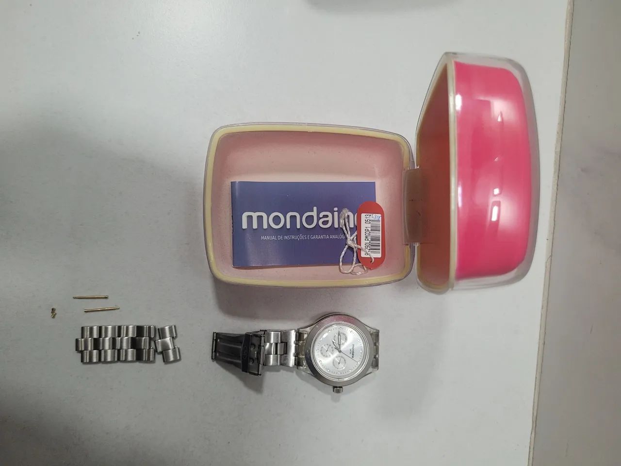relógio mondaine sem bateria