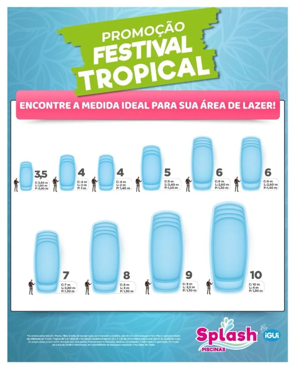 Oferta Piscinas 7, 8, 9 e 10 metros - Completa e Instalada - Foto 2