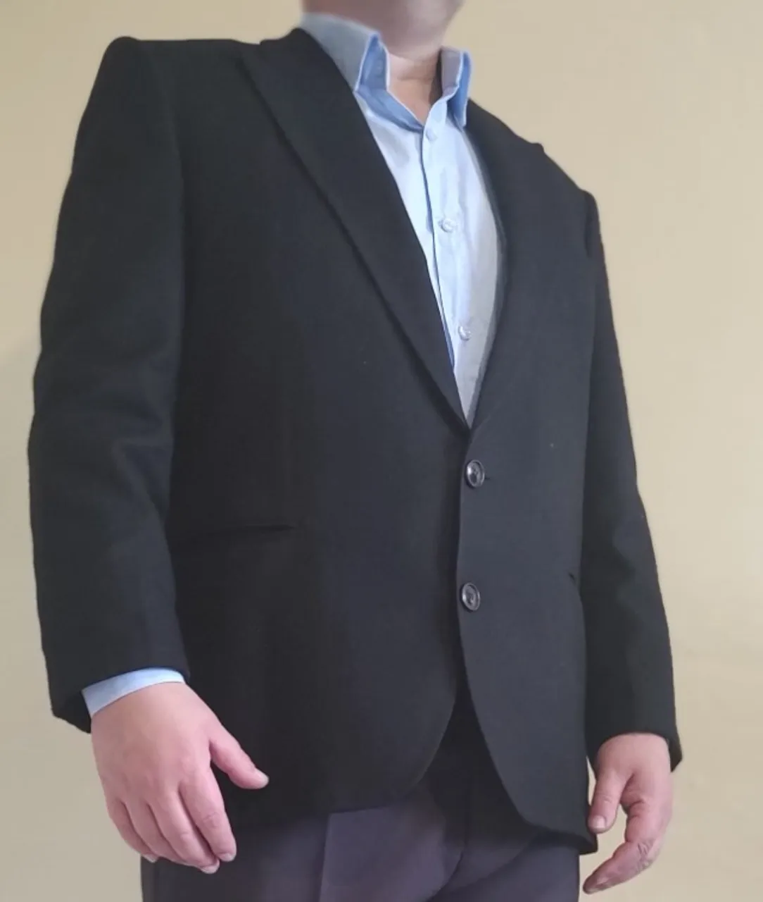 Blazer preto masculino
