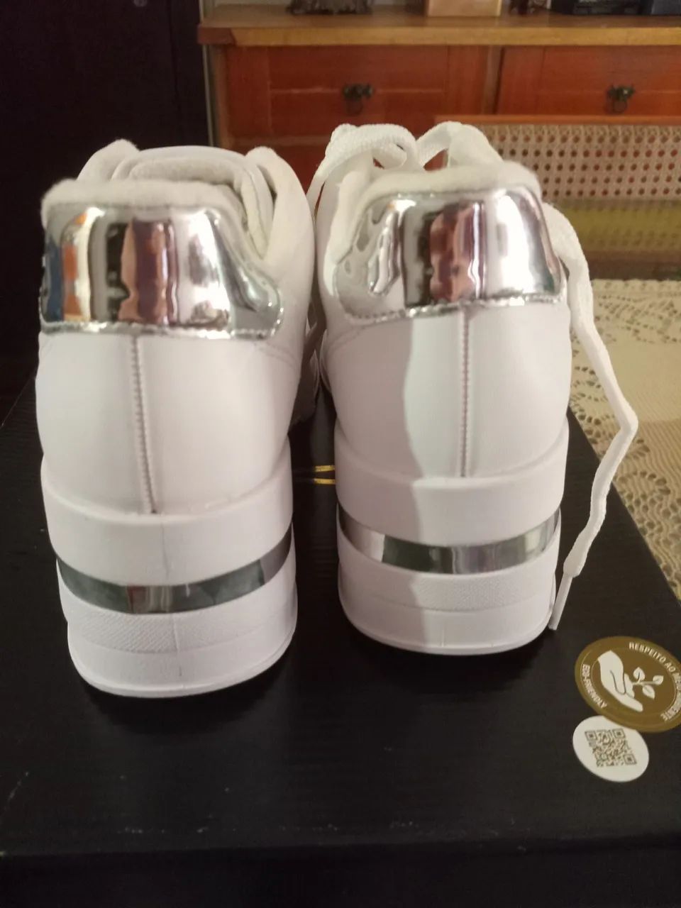 Tênis feminino branco - Foto 2