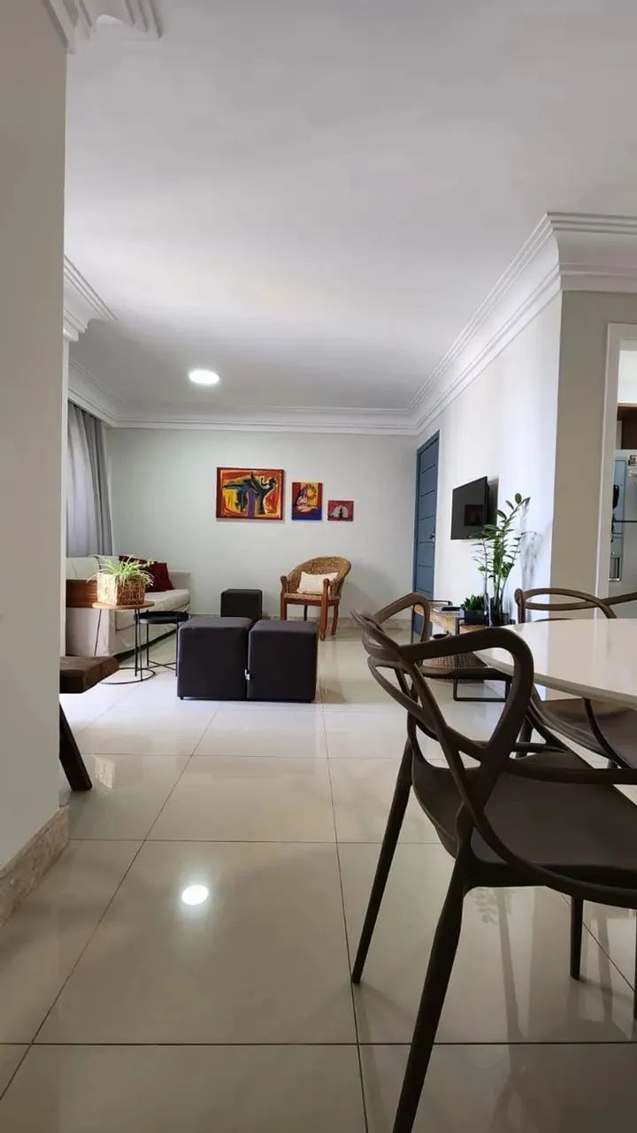 EXCELENTE APARTAMENTO MOBILIADO NA BARRA 3/4 02 VAGAS GARAGEM PRÓXIMO SHOPPING BARRA  PRAI