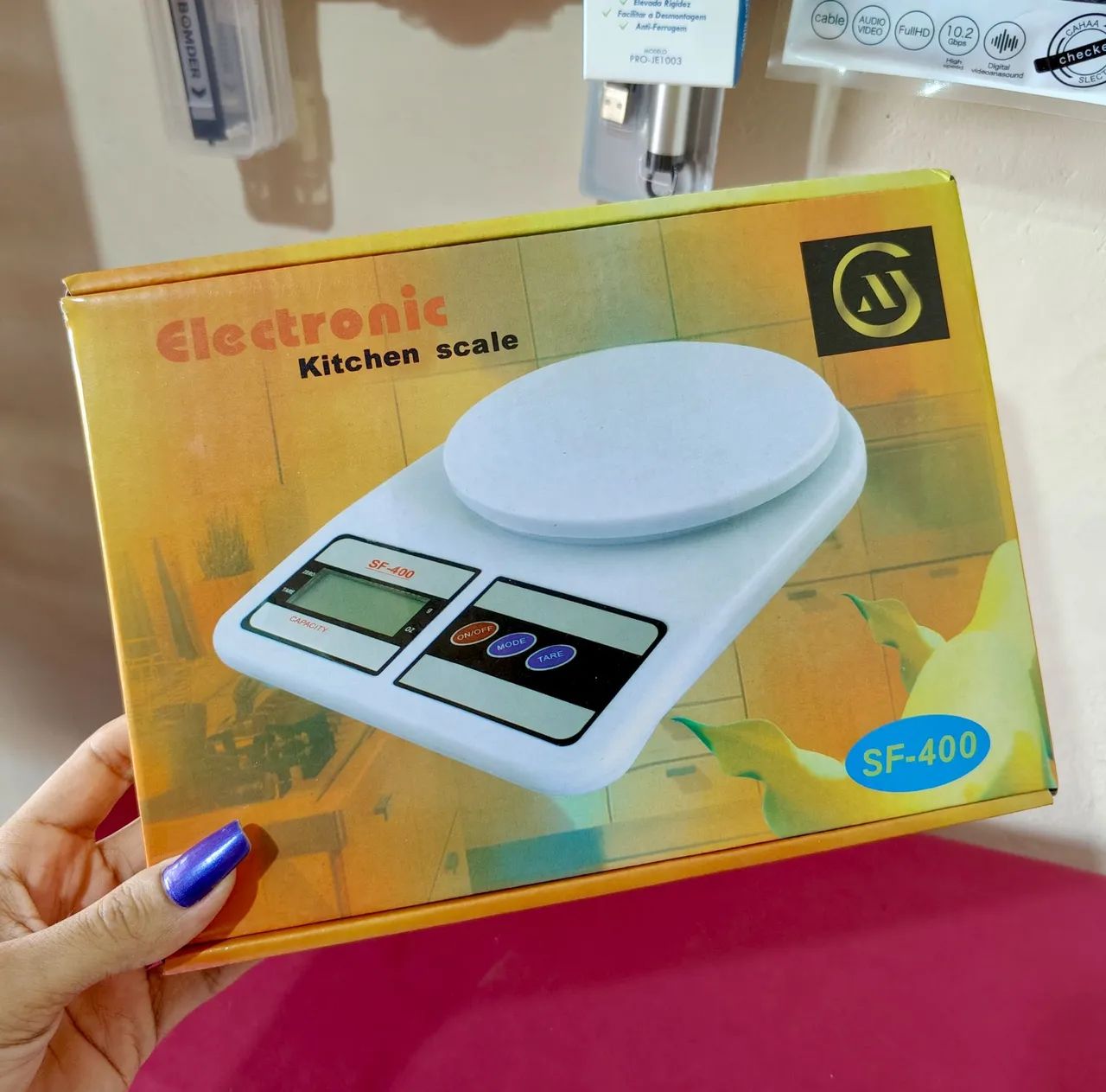 BALANÇA DIGITAL de cozinha 1g a 10Kg ALTA PRECISÃO - Foto 3