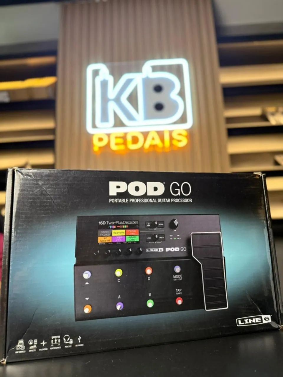 Pedaleira Line 6 Pod Go - Instrumentos musicais - Vila Graziani
