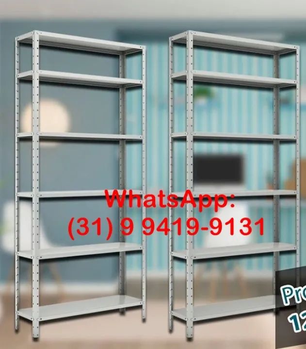 Nova! Entregue na Sua Porta e Frete Grátis BH - Estante Prateleira de Aço - Foto 3