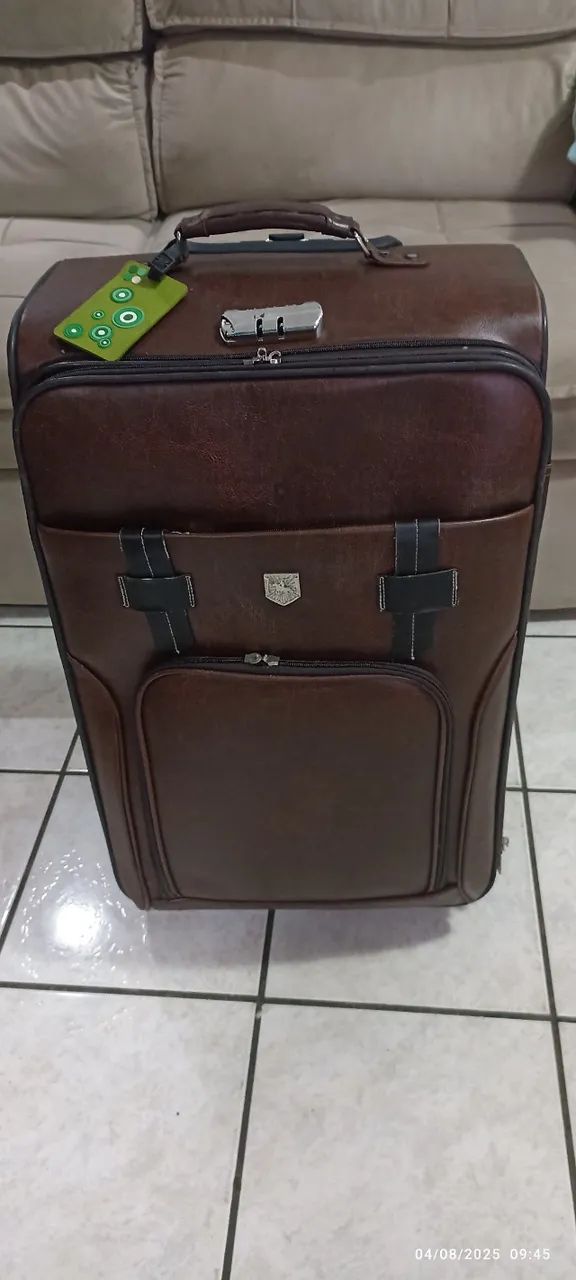 Mala grande de viagem em couro64230503446914123