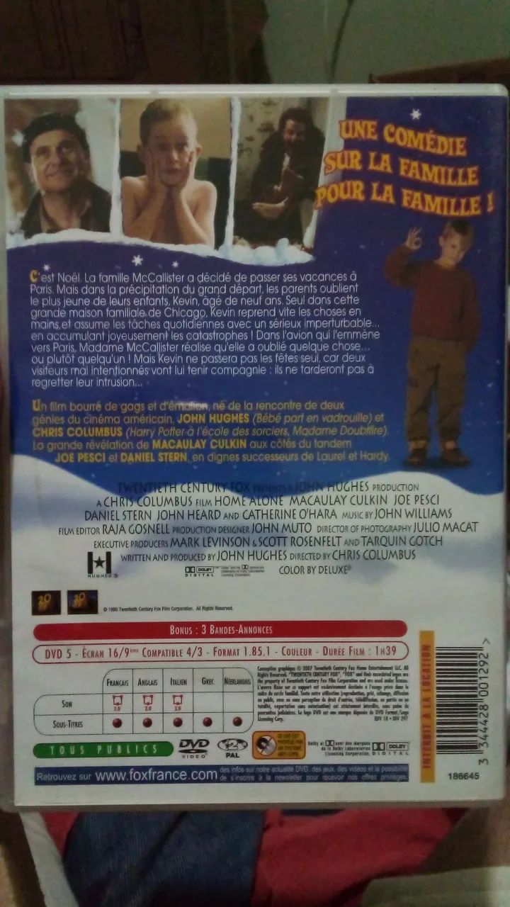 Dvd "Esqueceram de mim" em francês - Foto 2