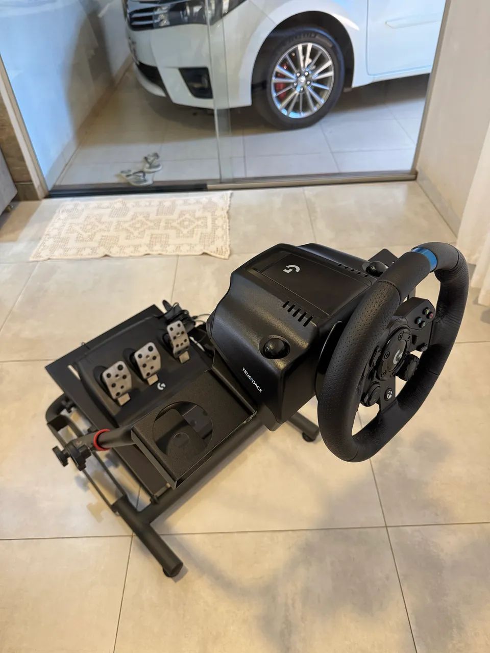 Volante Logitech G923 para Xbox Series X|S, One, extremamente novo, sem detalhes. - Foto 2