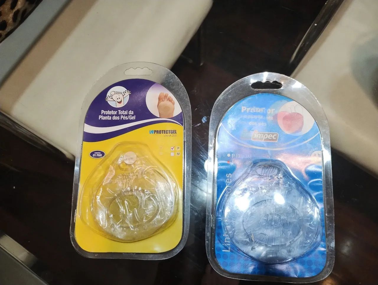 Protetor para os pés - Gel - Tamanho P e M