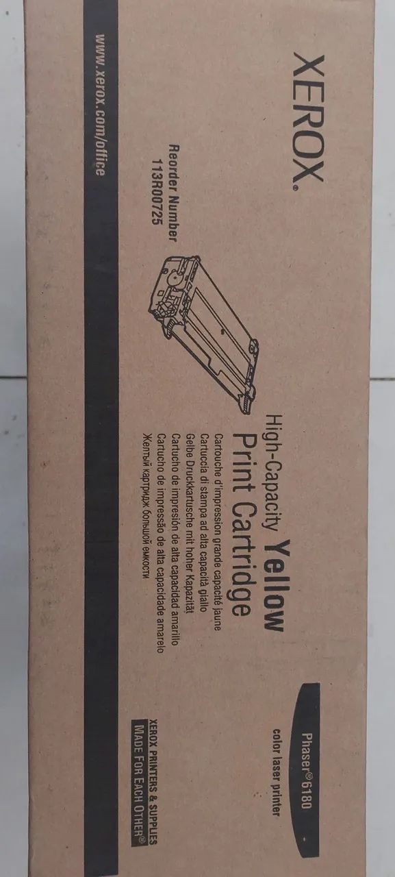 Tôner xerox original phaser 6180  ycm