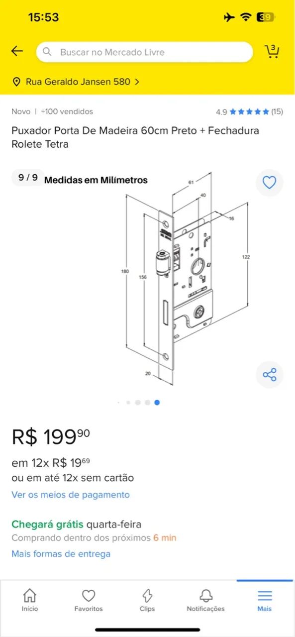 Fechadura tetra  - Foto 2