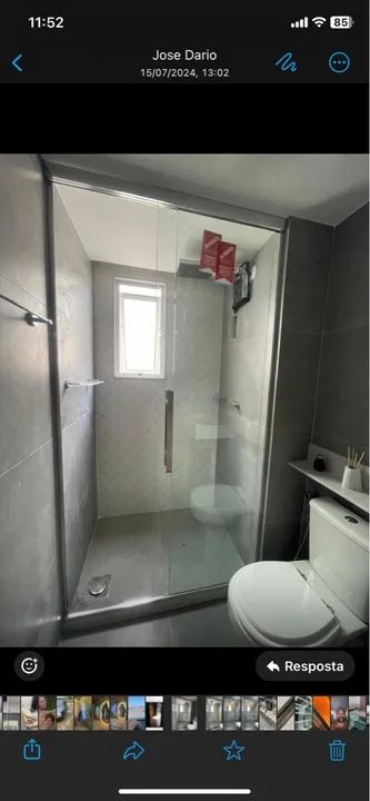 Cortina de vidro, espelho com Led, box king com película de segurança, vitrine loja. - Foto 5