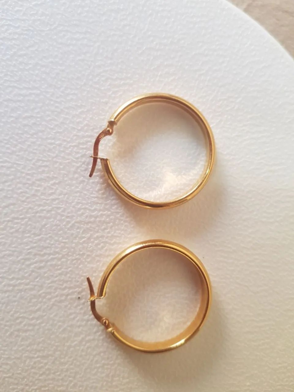 Brinco de Argola em ouro 18k 4g (Jóia) - Foto 2