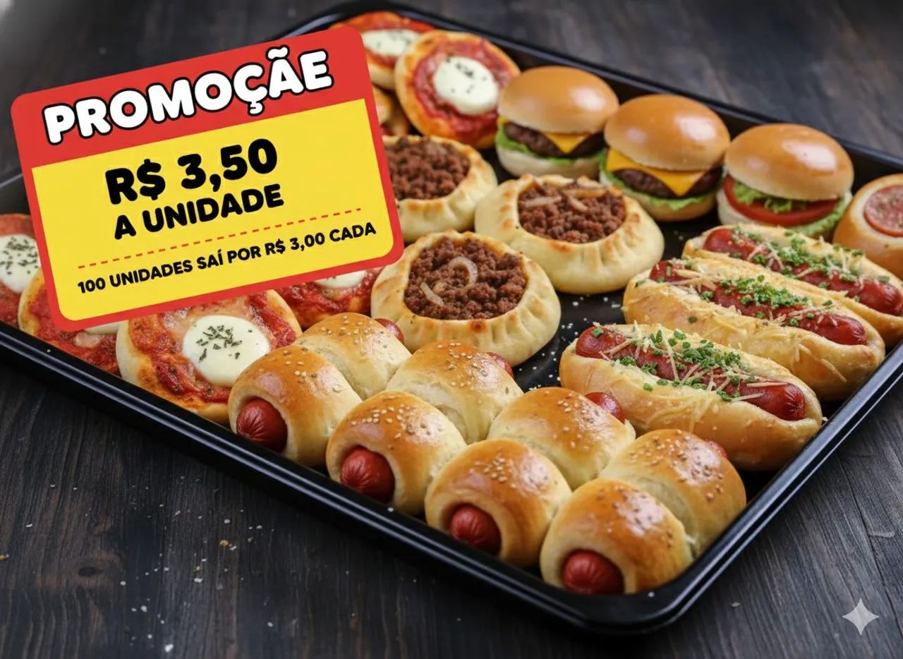 Salgados Assados para Festa - Promoção Imperdível