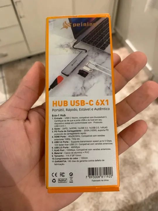 Hub USB-C 6x1 Peining - Foto 3
