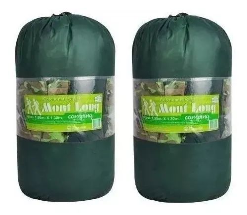 2 Colchonete Acampamento Camping Casal 190x130 Cm - Foto 2
