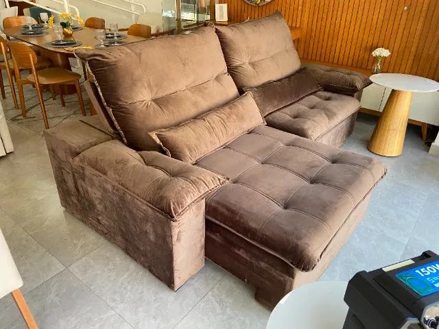 Sofá Retrátil Reclinável 2,70m | Molas Ensacadas & Máximo Conforto - Foto 2