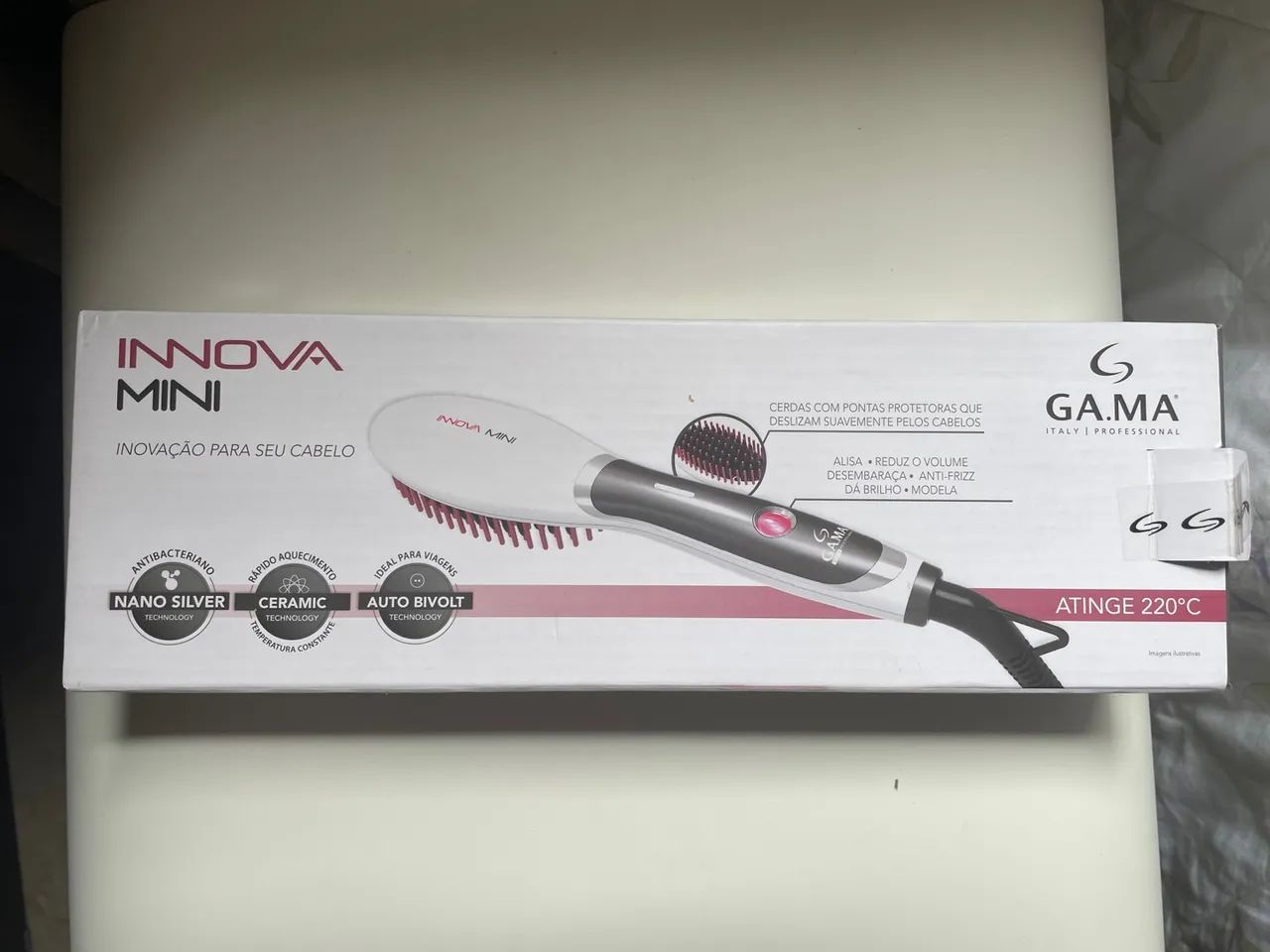 Prancha modeladora de cabelo Gama Innova Mini