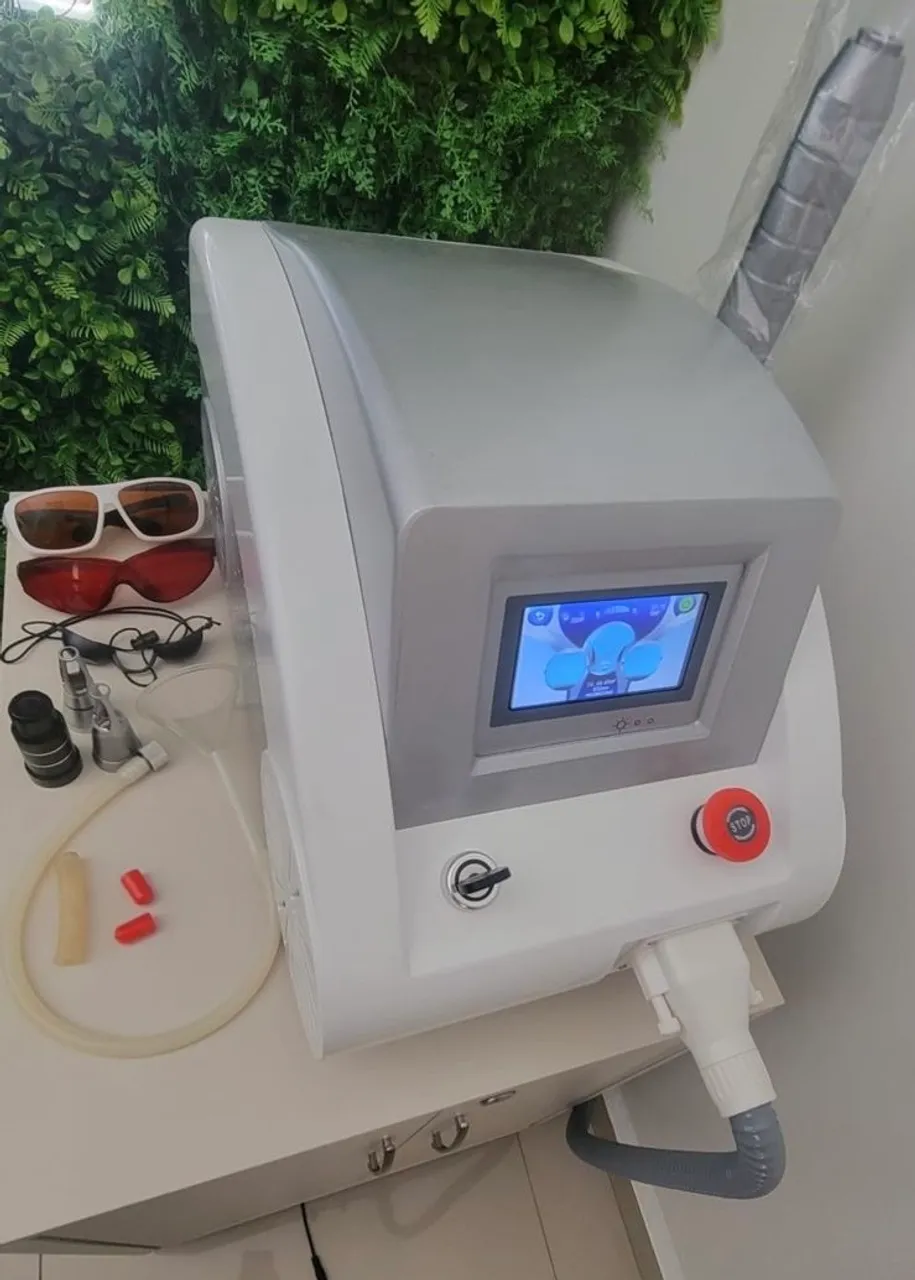 ND Yag- Aparelho de Laser para remoção de tatuagem e micropigmentação