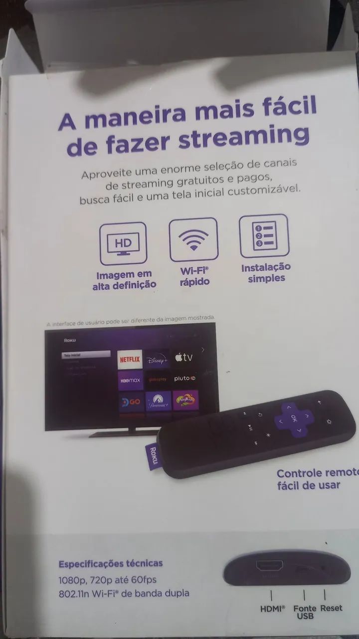 Roku Express Novo na Caixa - Foto 5