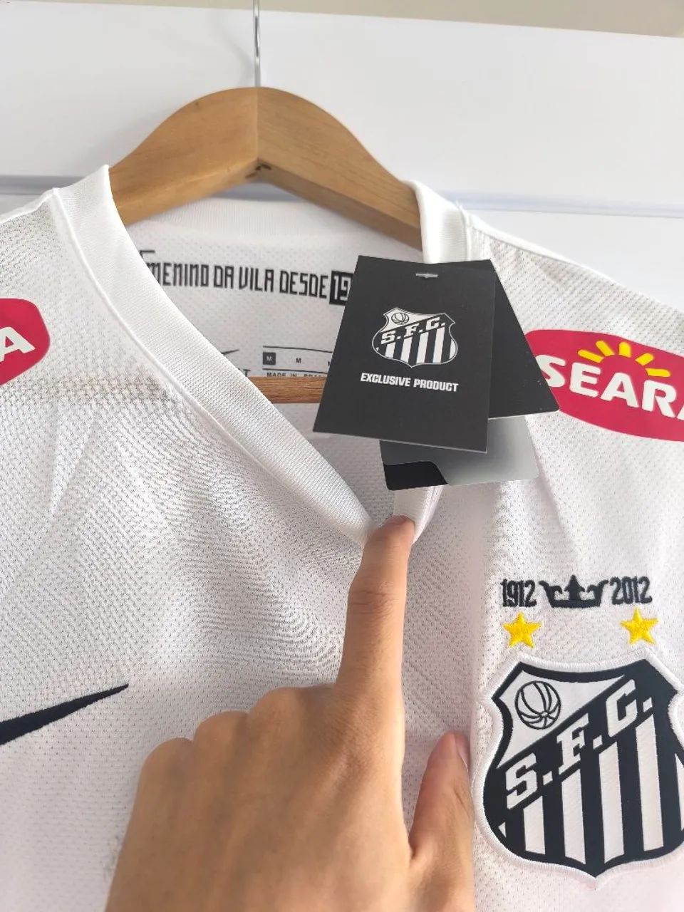 Camisa do Santos Neymar Jr 2012 - Foto 4