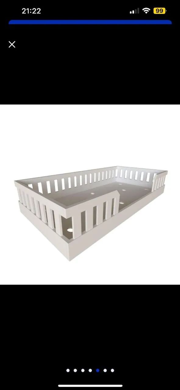  Cama Infantil Montessoriana Solteiro sem Colchão