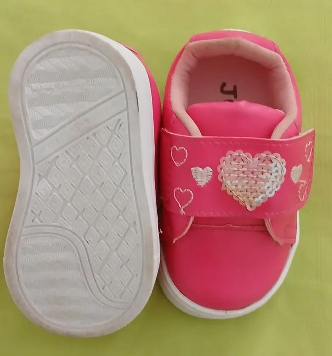 Tênis Juni Kids Rosa/ Tamanho 20.