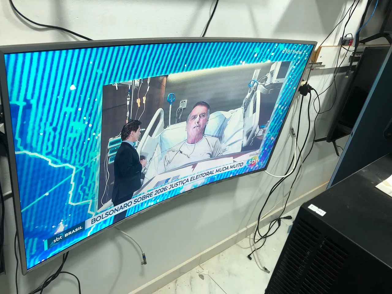 TV Samsung tela curva Smart 49