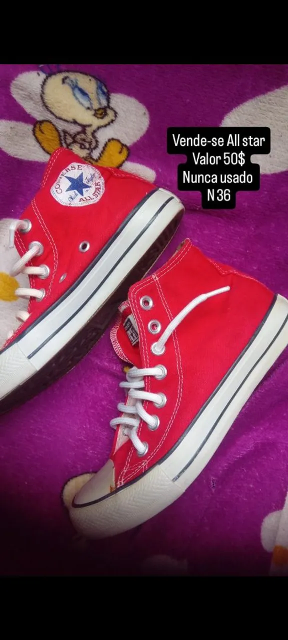 All Star Converse vermelho - Nº 36