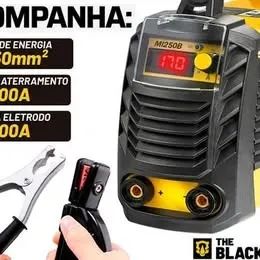 Maquina De Solda Eletrica Inversora Mma Tig Eletrodo Bivolt 170A MI250B The Black Tools - Foto 2