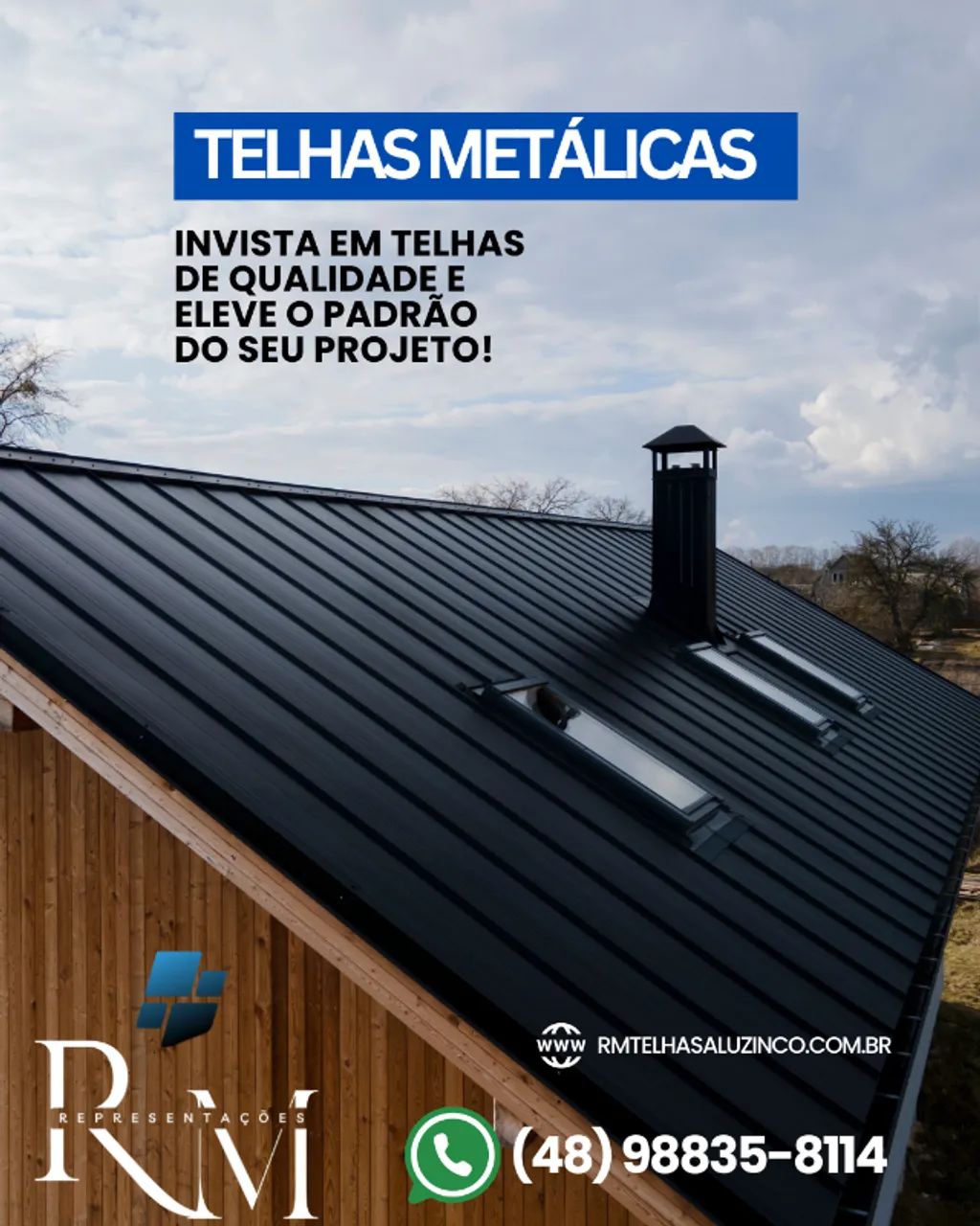 Telhas Metálicas Simples Semi Sanduiche