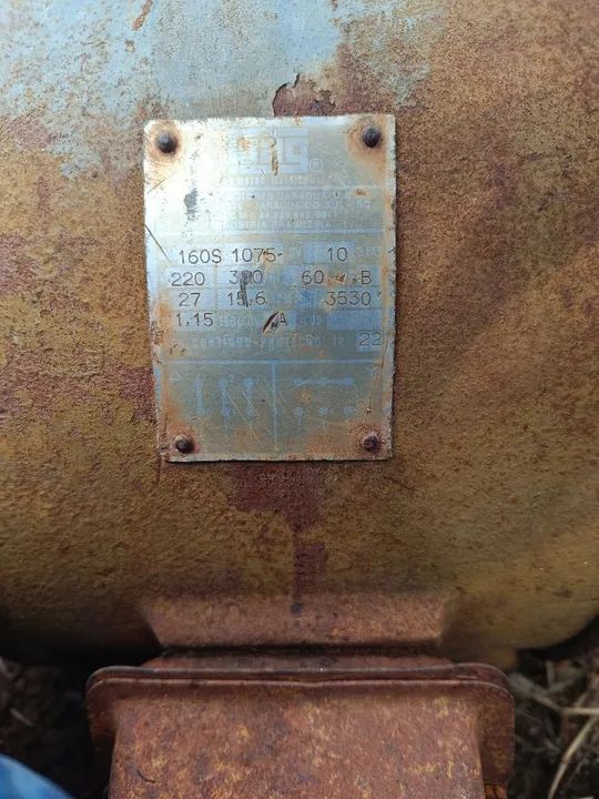 Motor Elétrico Trifásico 10cv Alta Rotação - Foto 2