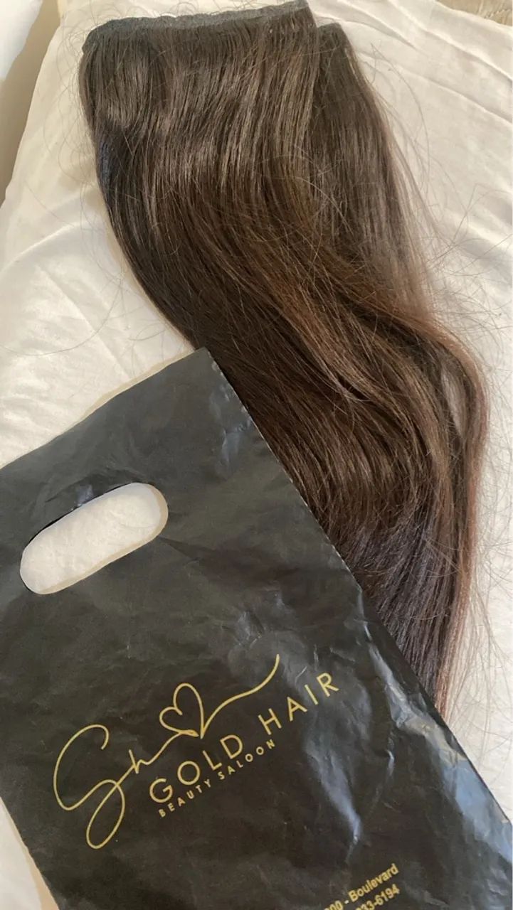 Cabelo Humano em tela  - Foto 2