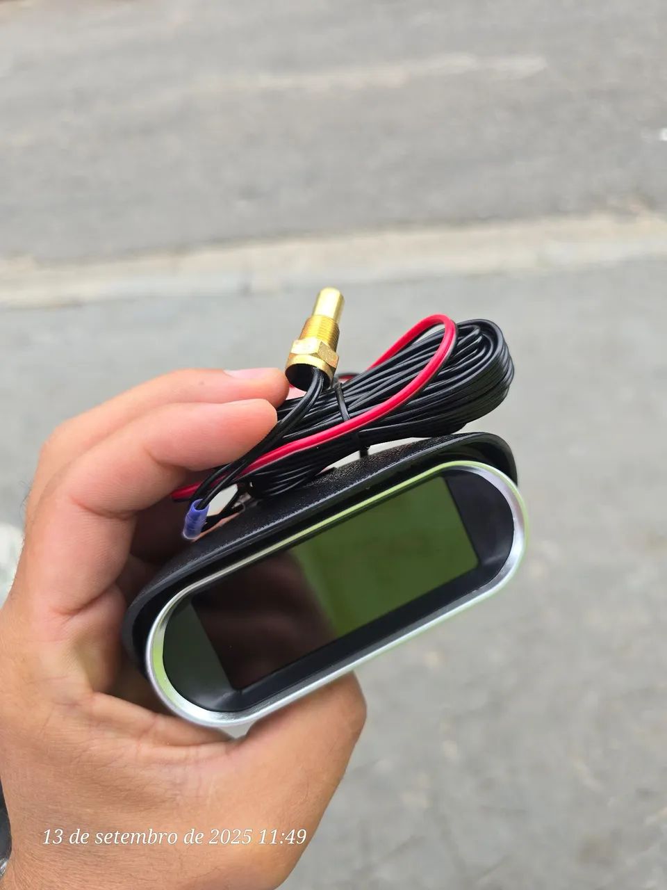 Sensor de Temperatura e Voltagem de Bateria Veícular 12V - Foto 3