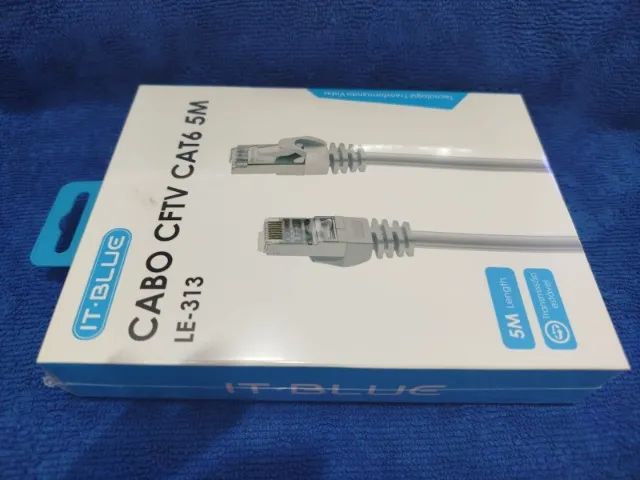 Cabo de Rede CFTV CAT6 5M LE-313 Jk Eletronicos Honestidade e Confiabilidade - Foto 2