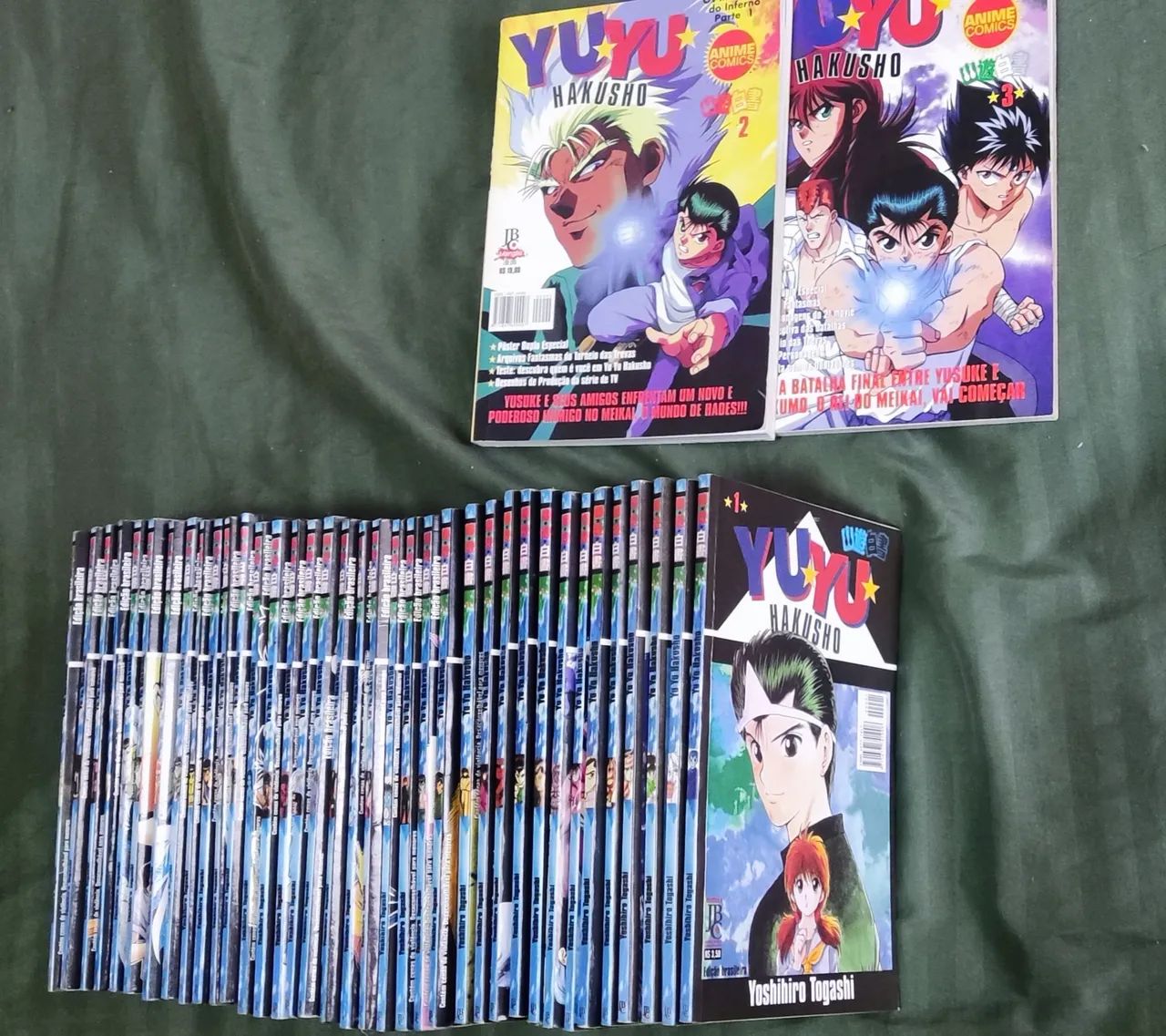 Mangá Yu Yu Hakusho completo 38 unidades + Manga especial movies  