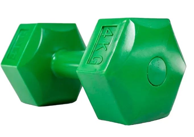 KIT DE HALTERES LIFE ZONE (4kg, 5kg, 6kg) COM SUPORTE - COMO NOVOS! - Foto 5