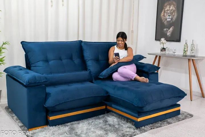 sala sofavretratil e reclinavel 4 lugares 