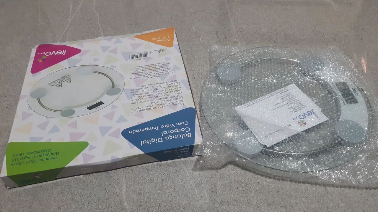 Balança Digital Corporal com Vidro Temperado - Foto 3