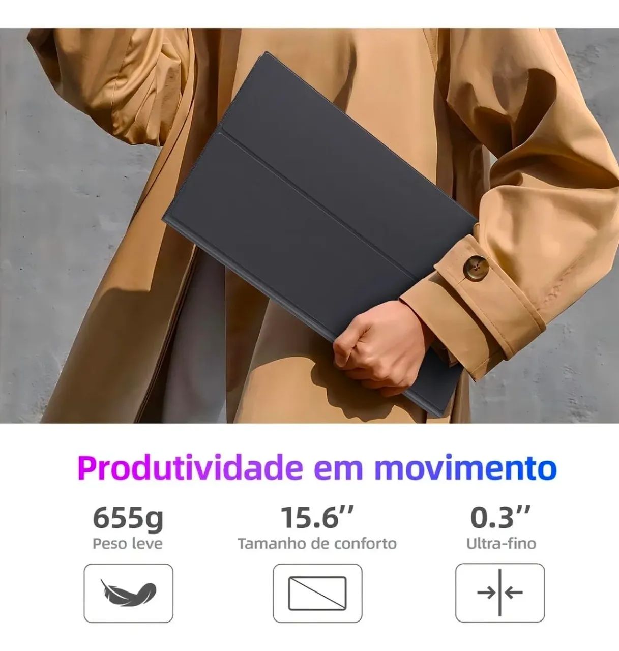 Monitor Portátil Bettdow 15.6 polegadas - Foto 3