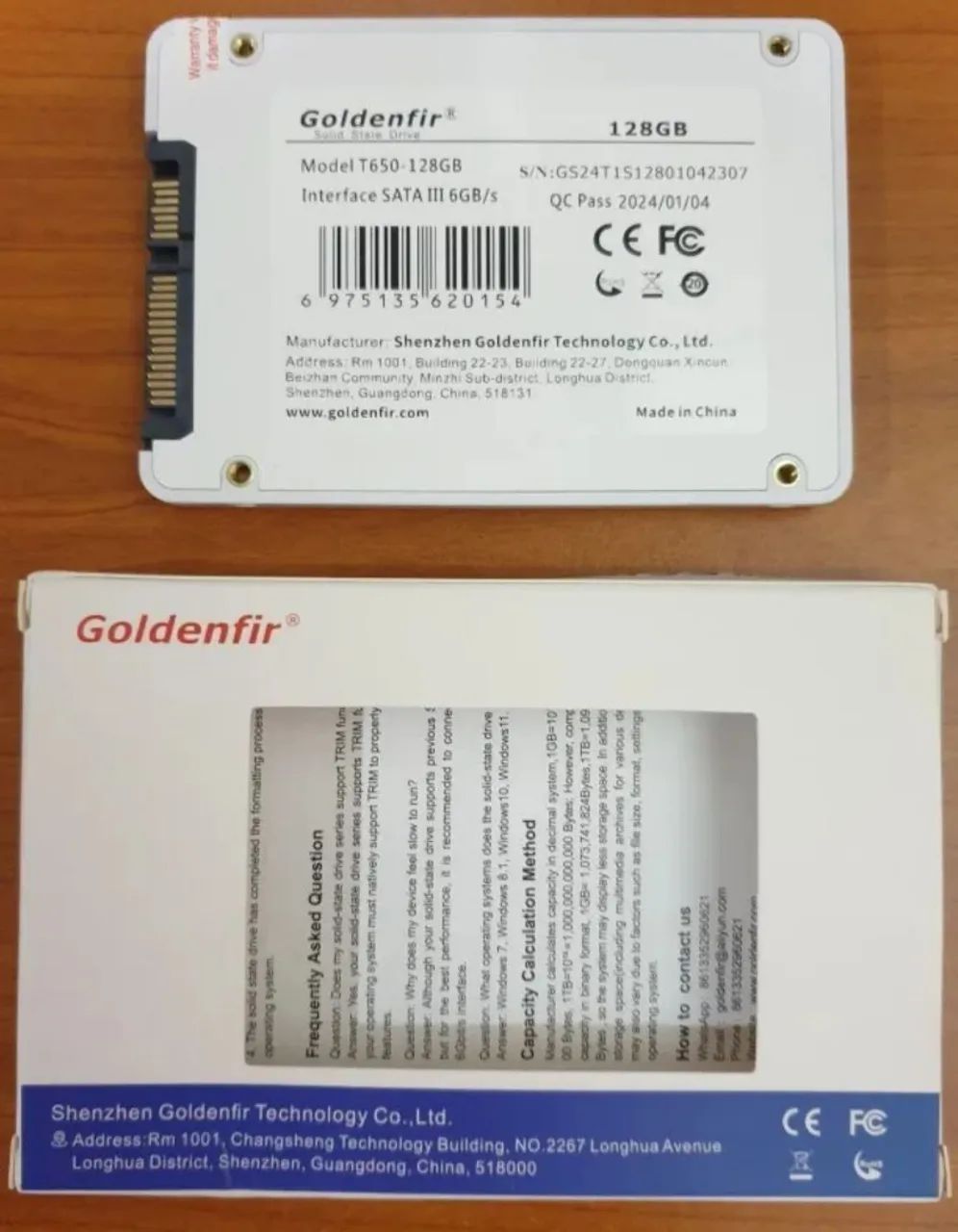Disco Sólido Interno Ssd Goldenfir  128 /256/512/1TB Sata 3 - Foto 2