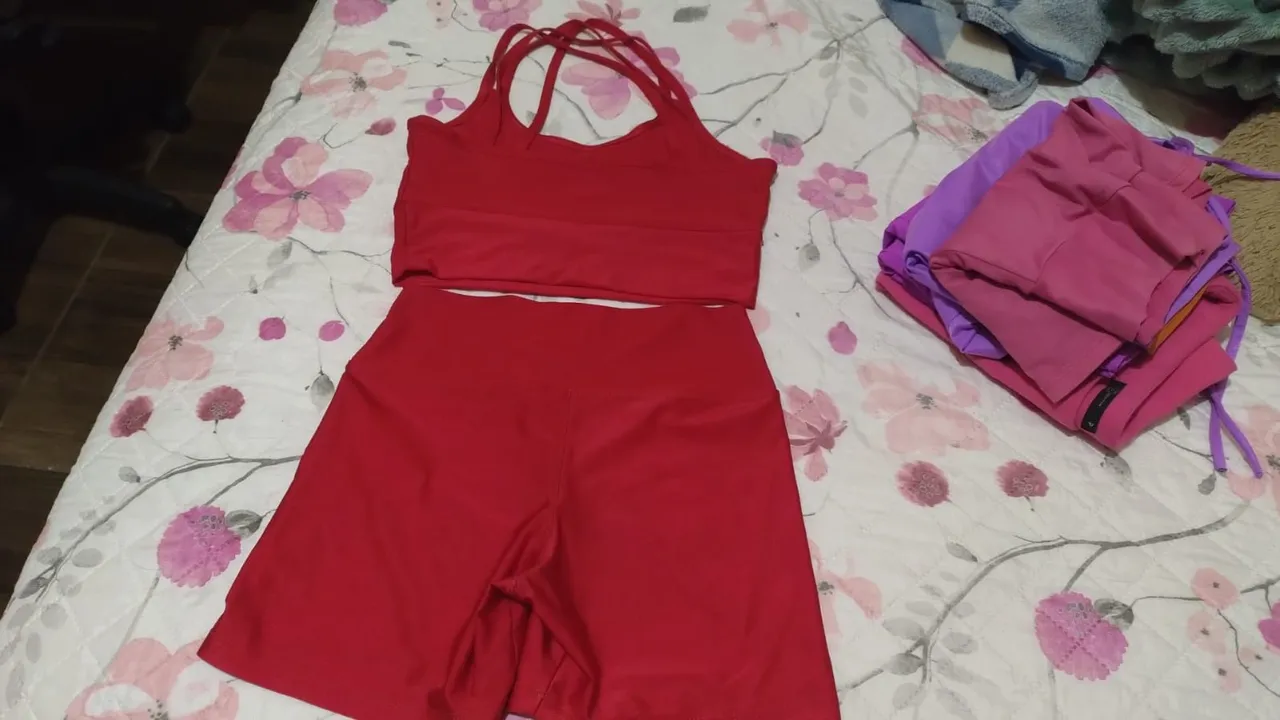 Conjunto Fitness Vermelho