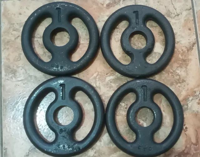 28 kg de anilhas - Foto 2