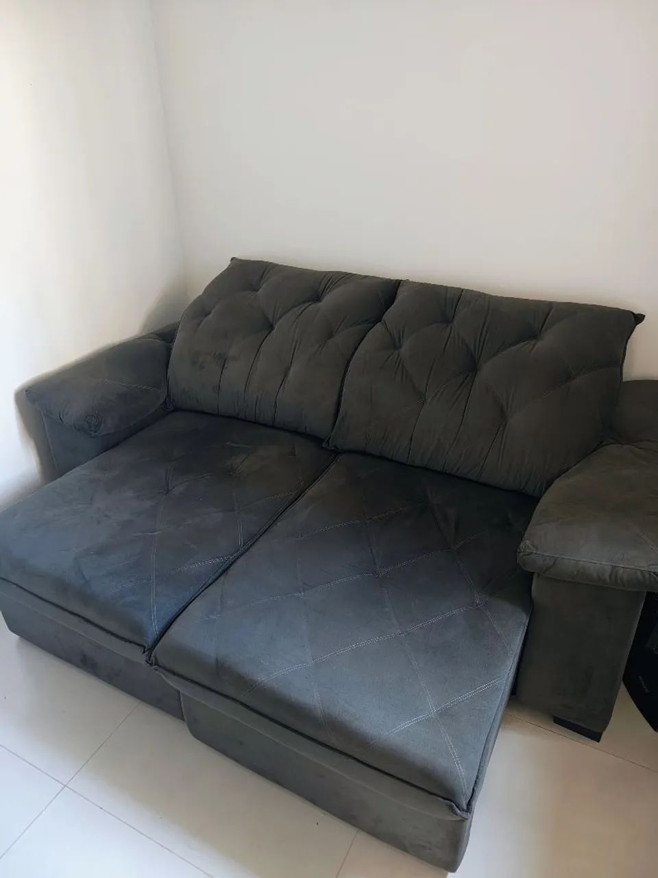 Sofá Retrátil e Reclinável 3 Lugares - Super Confortável! - Foto 3