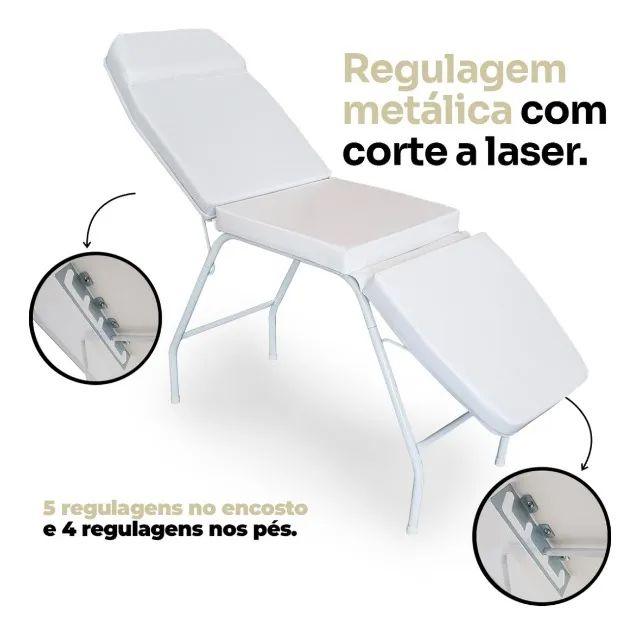 Maca 3 Posições Branca para Estética  - Foto 4